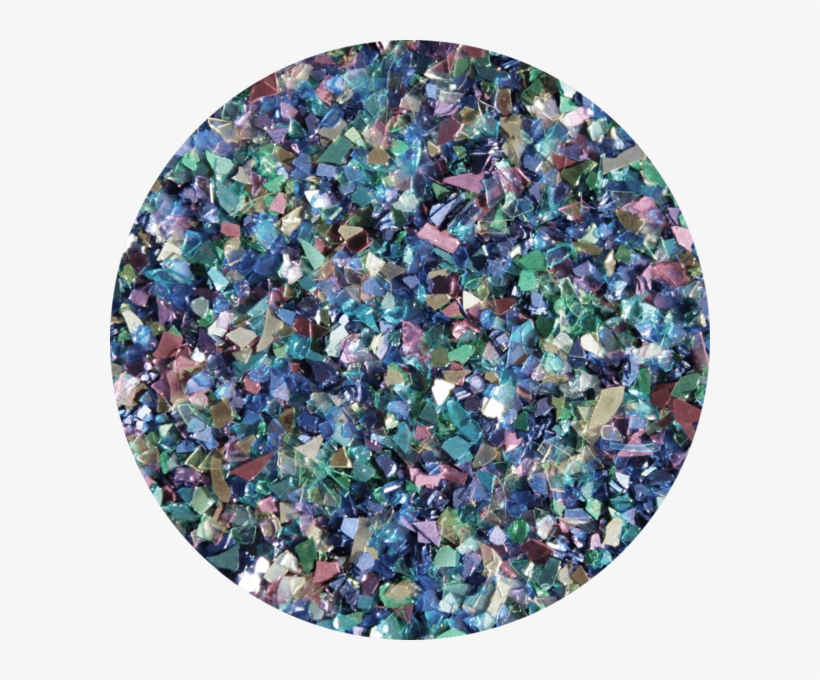 Bulk Shard Glass Glitter - Blue, transparent png