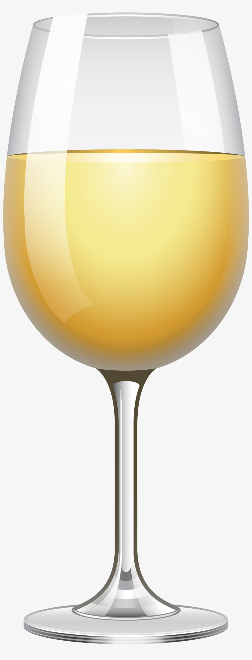 White Wine Glass Transparent Png Clip Art Image - White Wine Glass Clip Art, transparent png