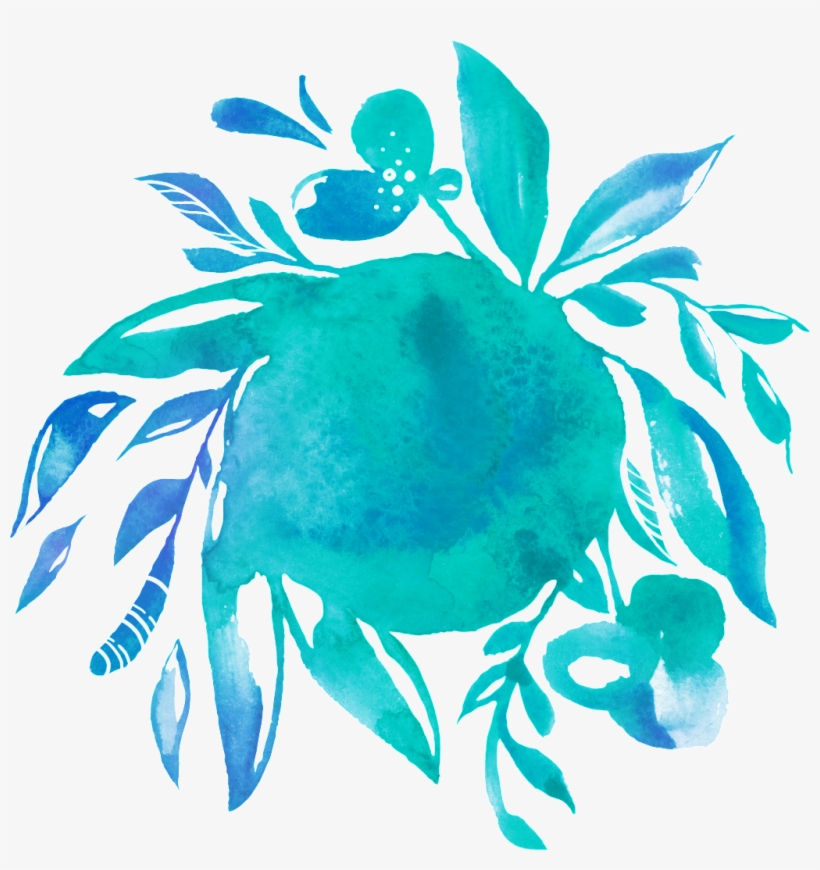 This Graphics Is Green Flower Ball Transparent Decorative - Watercolor Painting, transparent png