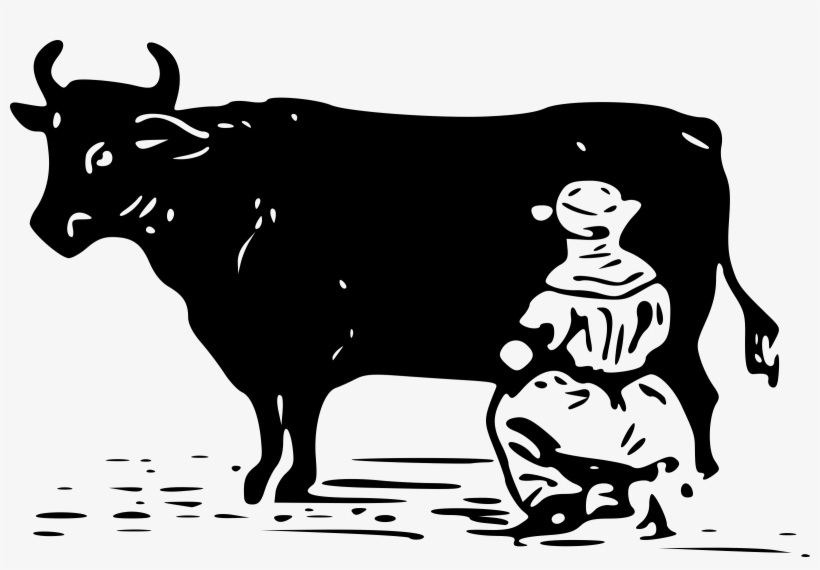 This Free Icons Png Design Of Milking A Cow, transparent png