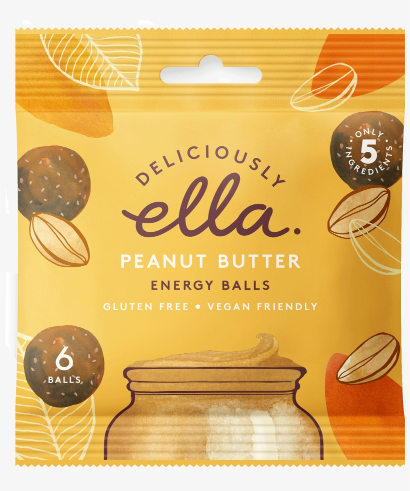 Deliciously Ella Peanut Butter Energy Balls 48g X 10 - Food, transparent png