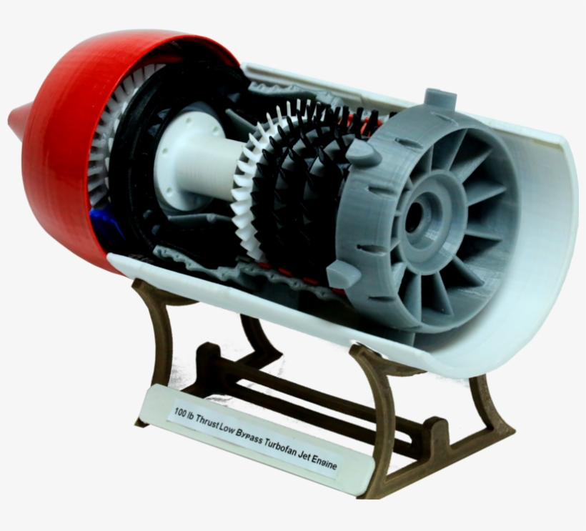 Low Bypass Turbofan Jet Engine - Rotor, transparent png