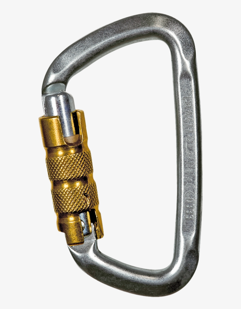 Ct D-shape Steel Triple Lock Carabiner - Carabiner Climbing Technology, transparent png