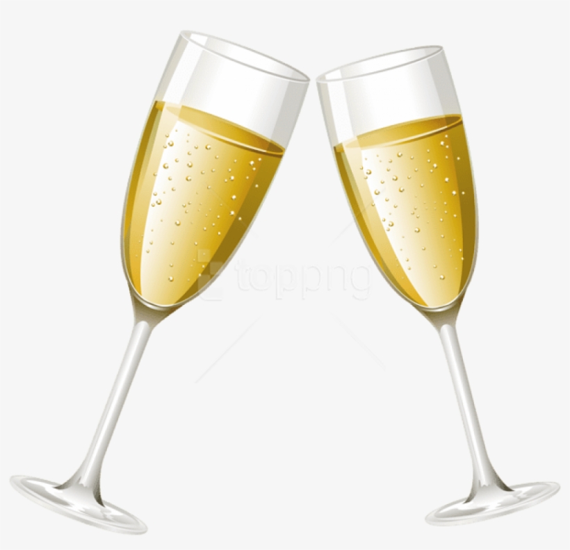 Free Png Download Champagne Glasses Png Images Background - Wine Glass, transparent png