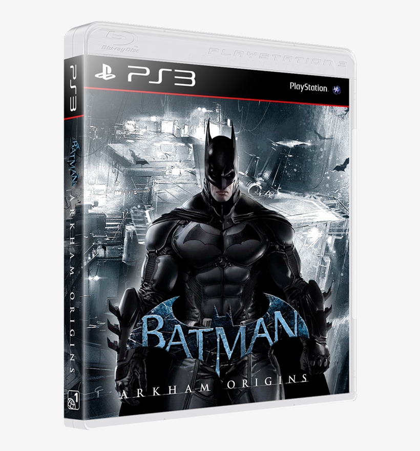 Batman Arkham Origins1 - Batman Arkham Origins Ps3 Capa, transparent png