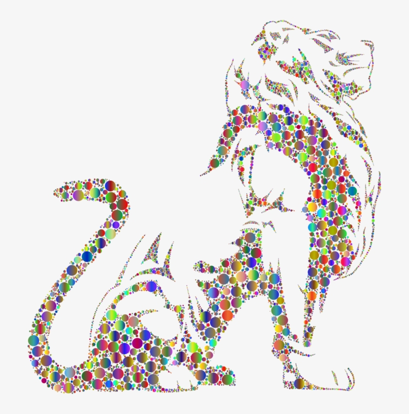 Lion Cat Felidae Tiger Roar - Clip Art, transparent png