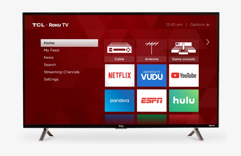 Tcl 43" Class 3-series Fhd Led Roku Smart Tv - 49 Tcl Roku Tv, transparent png