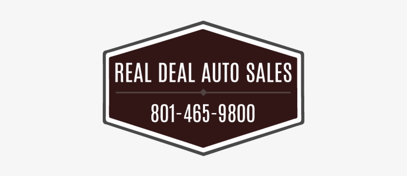 Real Deal Auto Sales - Sign, transparent png