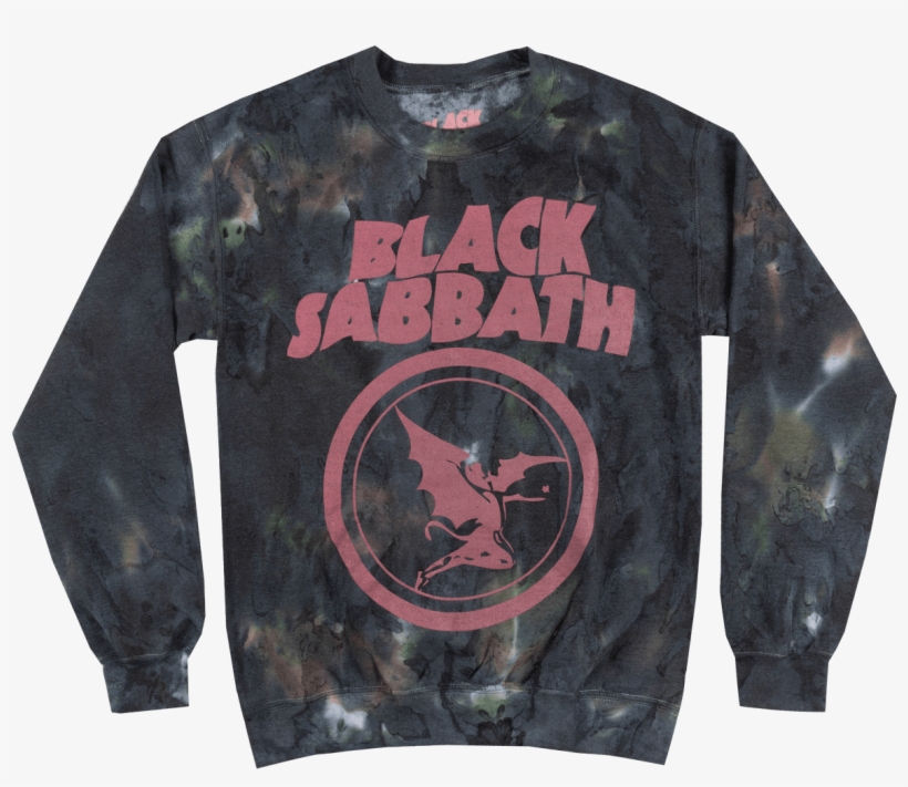 Black Sabbath Crewneck Sweatshirt Pullover Metal Music - Long-sleeved T-shirt, transparent png