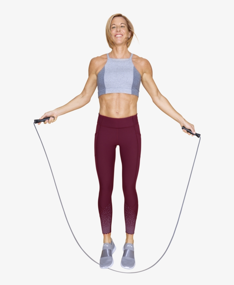 Jump Rope Circuit - Running Across Finish Line, transparent png