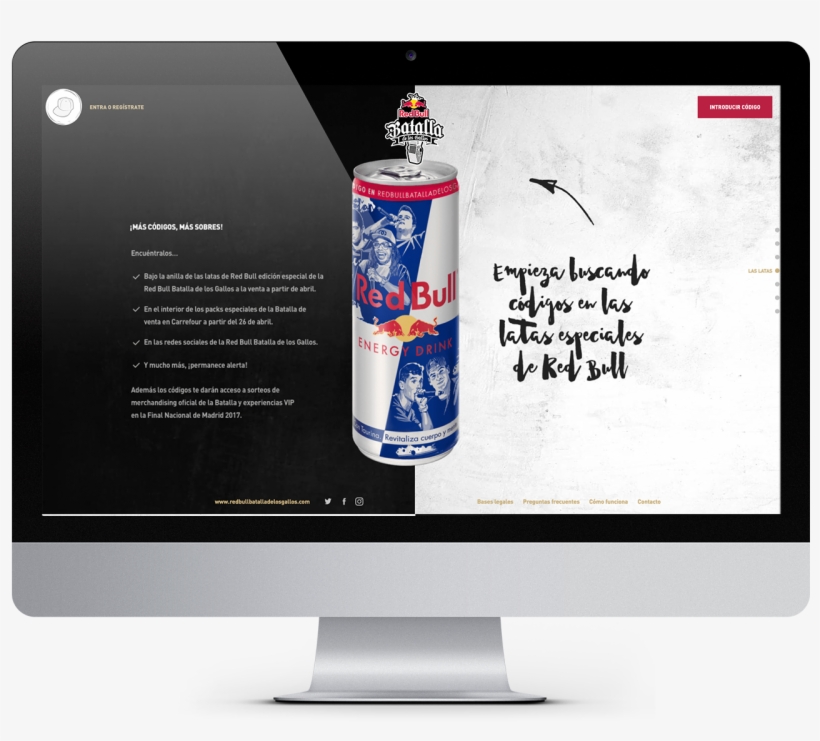 Redbull Batlle Cards - Red Bull Dose, transparent png