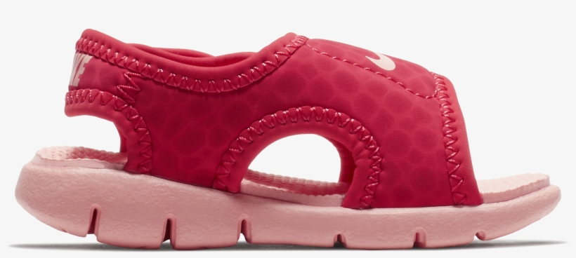 Nike Tropical Pink Sunray Adjustable Toddler Sandal - Sandal, transparent png