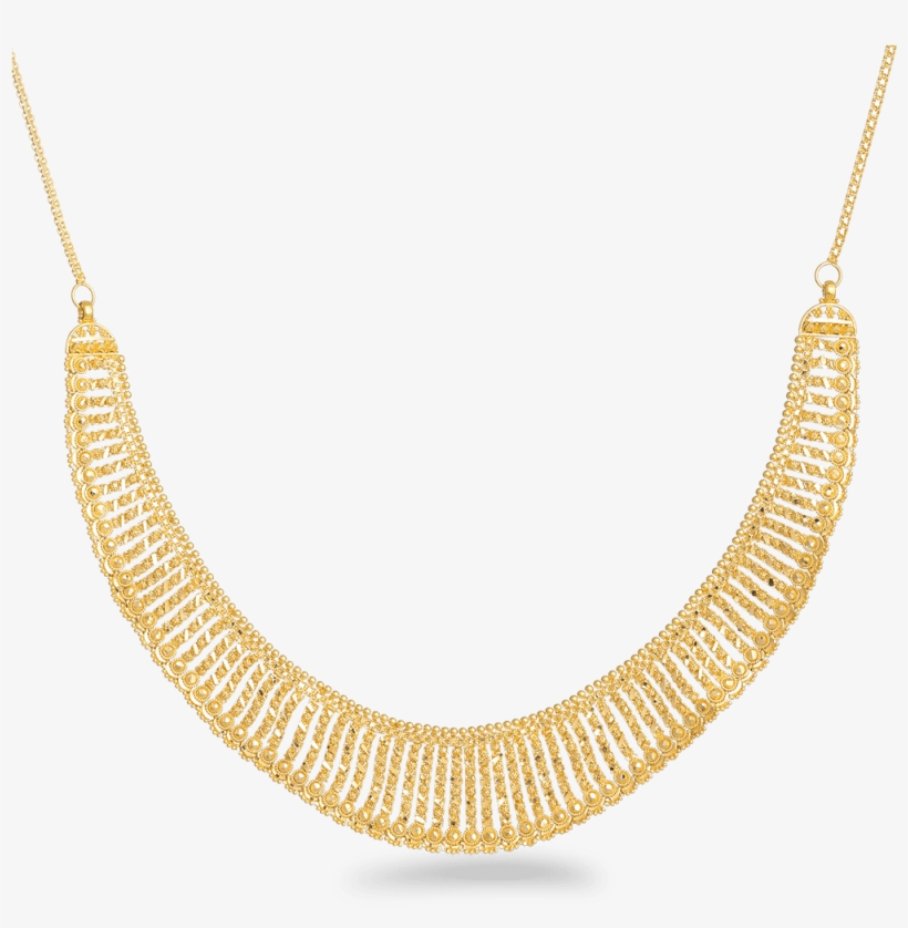 Jali 22ct Gold Filigree Necklace - Necklace, transparent png