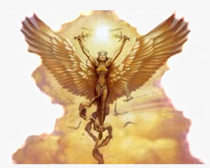 Golden Angel Photo - Golden Warrior Angel, transparent png
