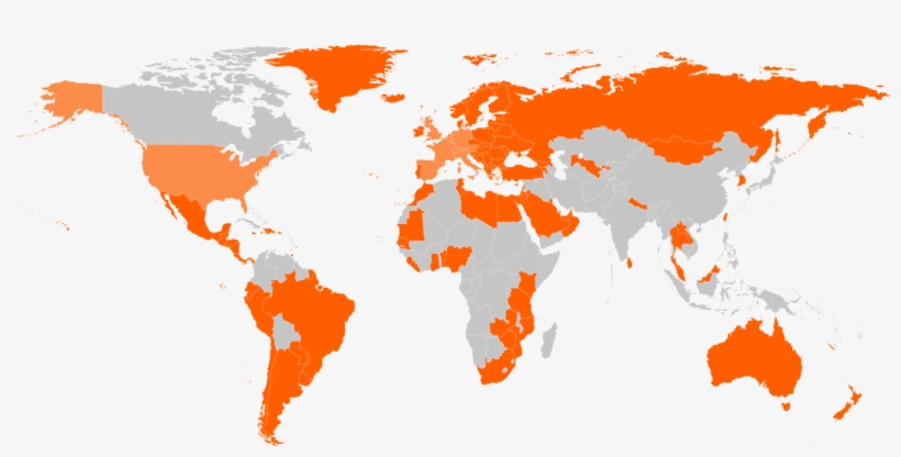 Sixt Global Map - East Africa On A World Map, transparent png