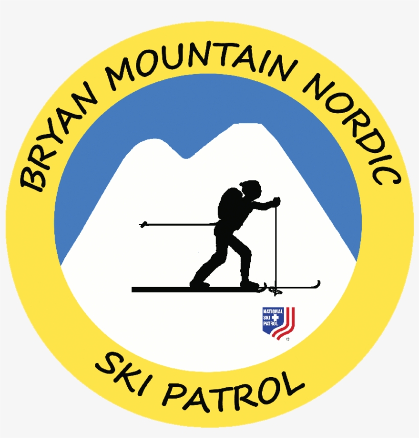 Bryan Mountain Nordic Ski Patrol Was Founded In 1974 - Skier Stops, transparent png