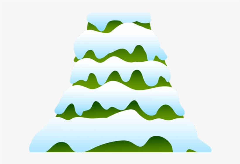 Pine Clipart Cypress Tree - Snowy Pine Tree Clipart, transparent png