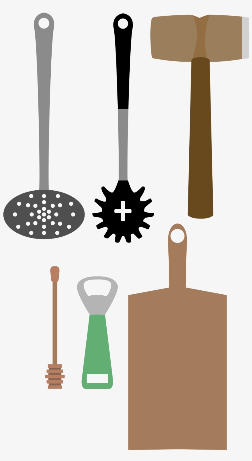 Clipart Kitchen Tools, transparent png
