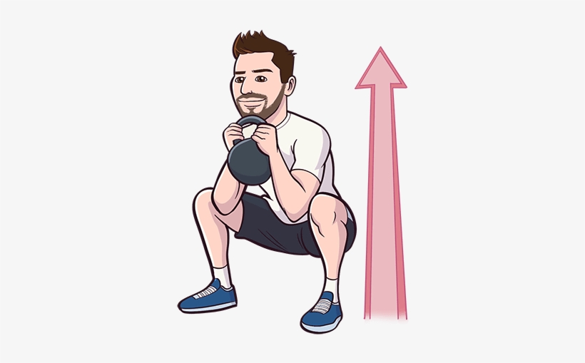 Kettlebell Squat - Kettlebell Squats, transparent png