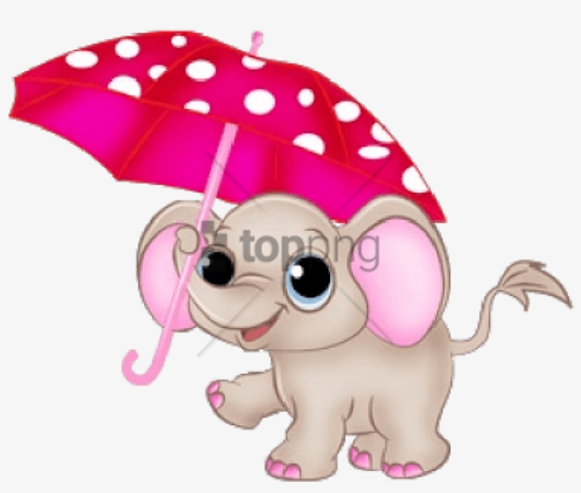 Free Png Cute Baby Elephant Cartoon Png Image With - Baby Shower Cute Baby Elephant Cartoon, transparent png