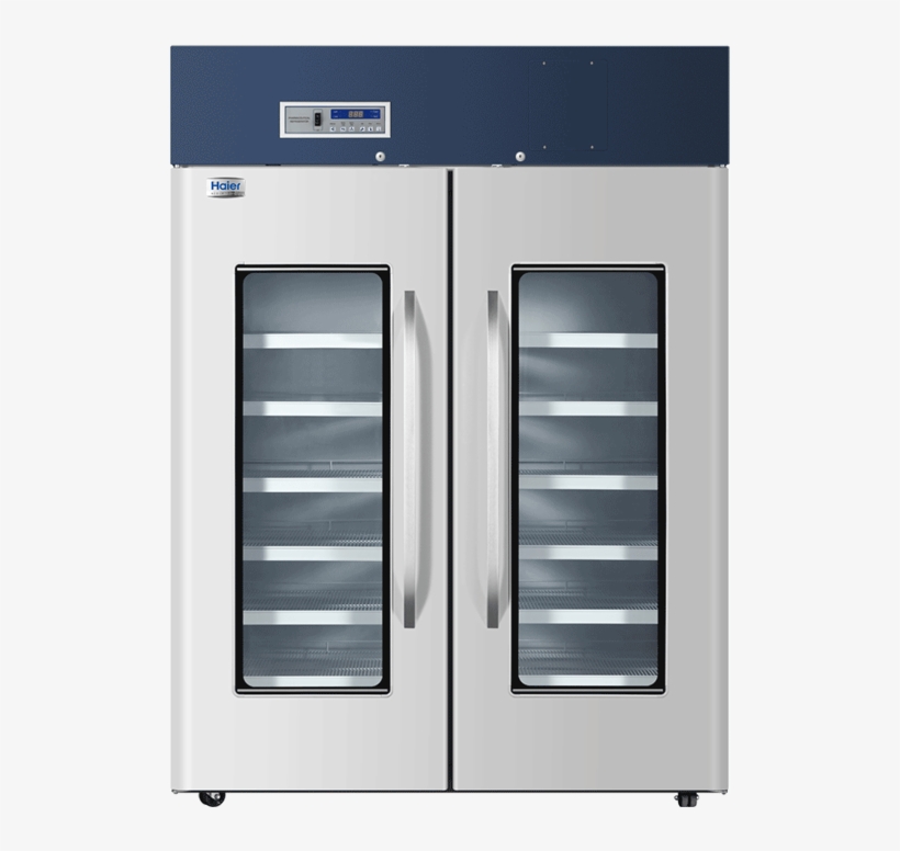 Hyc-1378 Double Door Pharmacy Refrigerator - Pharmaceutical Refrigerator Haier, transparent png