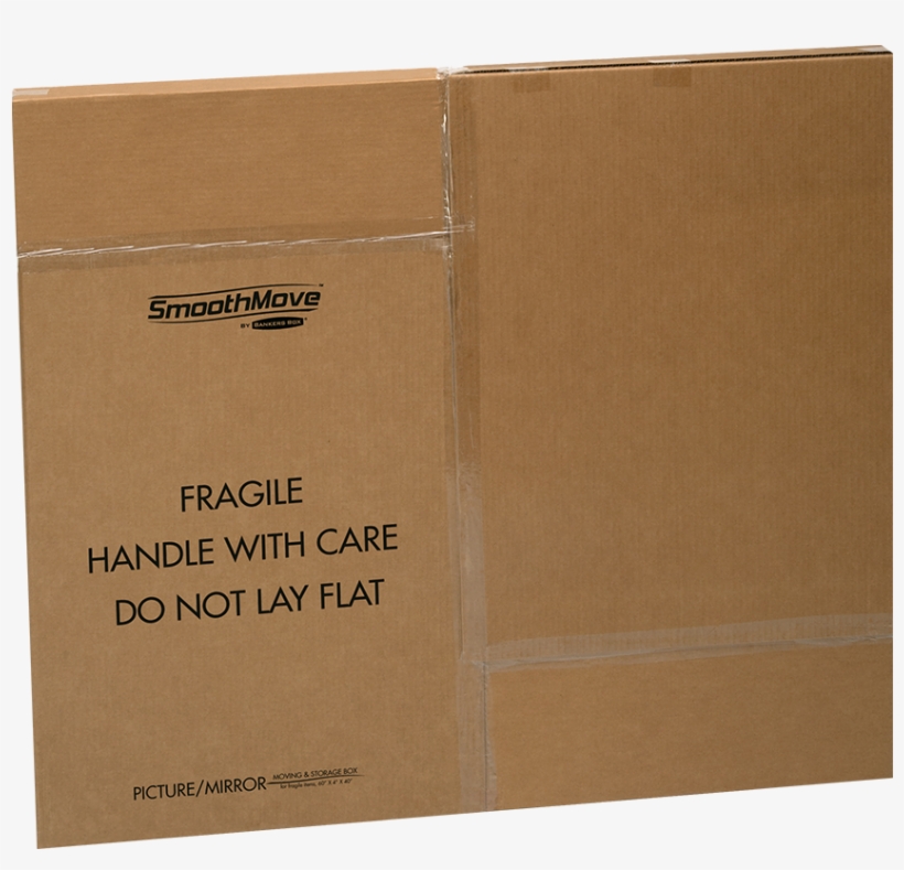 Smoothmove™ Adjustable Tv/picture/mirror Moving Boxes - Paper, transparent png