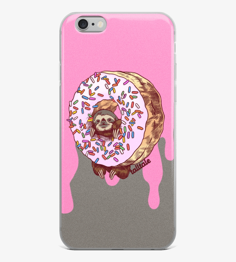 Sloth Donut Iphone Case - Mobile Phone Case, transparent png