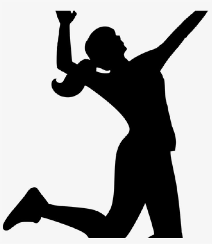 Volleyball Silhouette Free Image On Pixabay Silhouette - Siluetas De Deportes Voley, transparent png