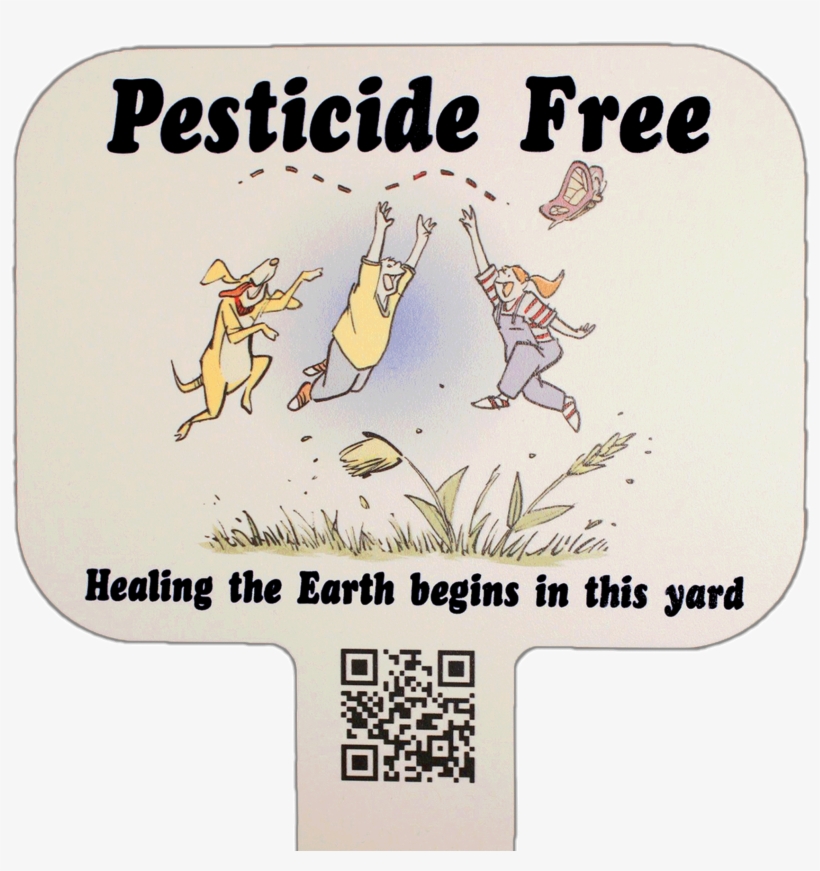 Pesticide-free Yard Sign - Cartoon, transparent png