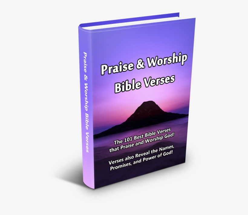 Praise And Worship Bible Verses - Book Cover, transparent png