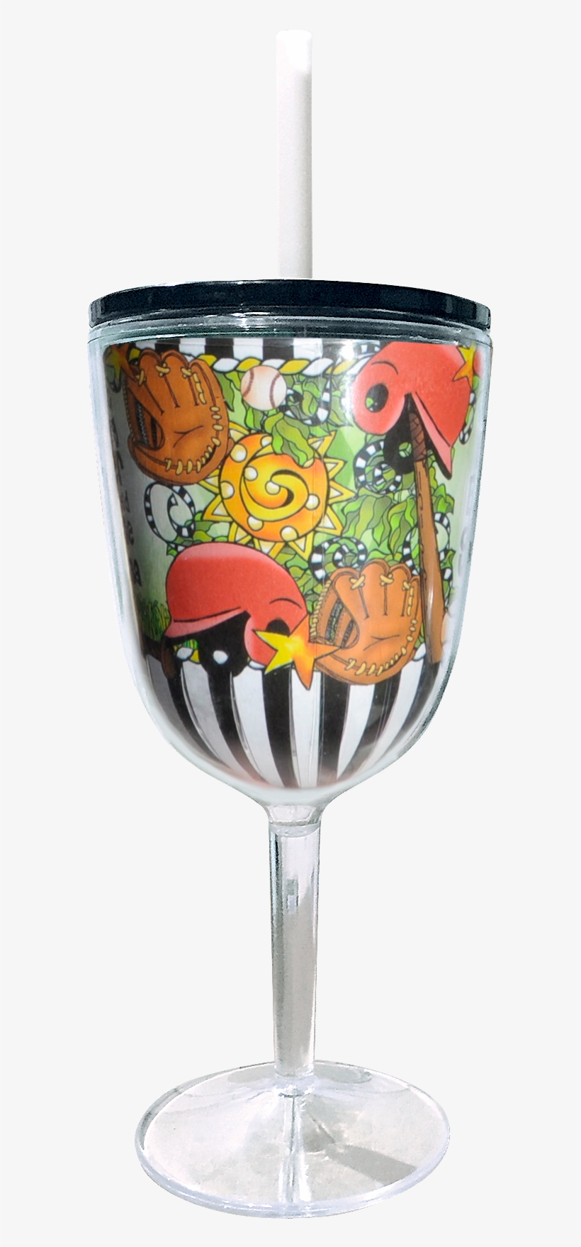 Baseball Mom Tingle Cups - Wine Glass, transparent png