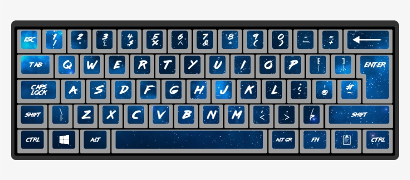 Night By Pyro 62-key Iso Custom Mechanical Keyboard - Computer Keyboard, transparent png