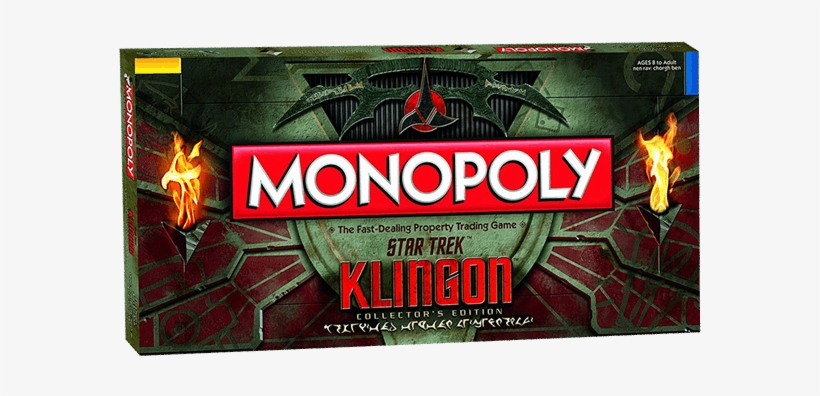 Monopoly Klingon Collector's Edition Board Game - Monopoly, transparent png