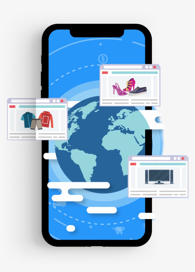Amp From Ampifyme Offers A Lot Of Features - World Map, transparent png