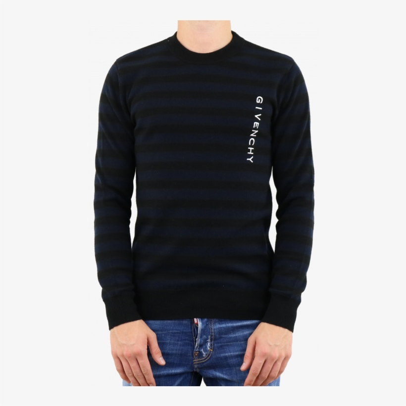 Givenchy Bm904t400n - Black Crew Neck Waffle, transparent png