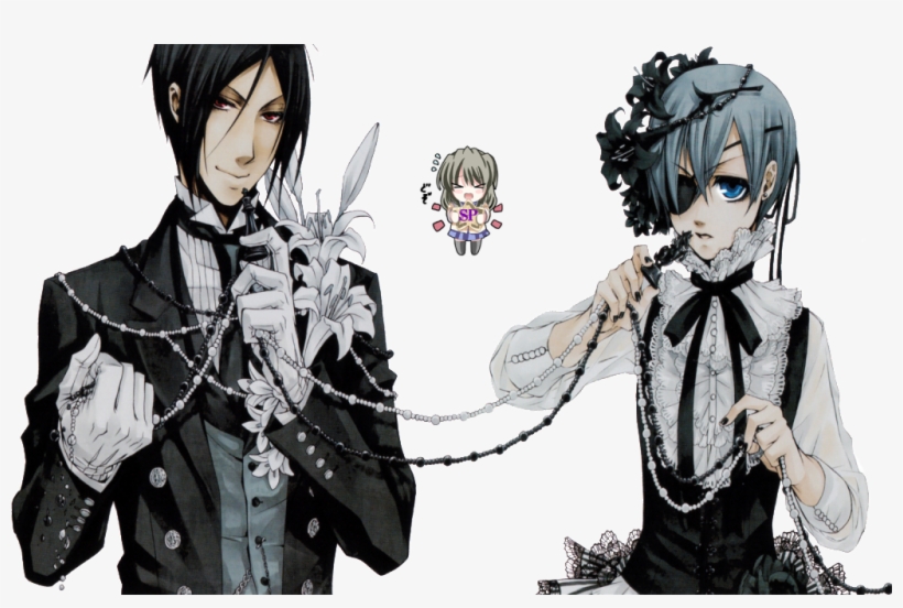 Anime Black Render Photo - Black Butler, transparent png