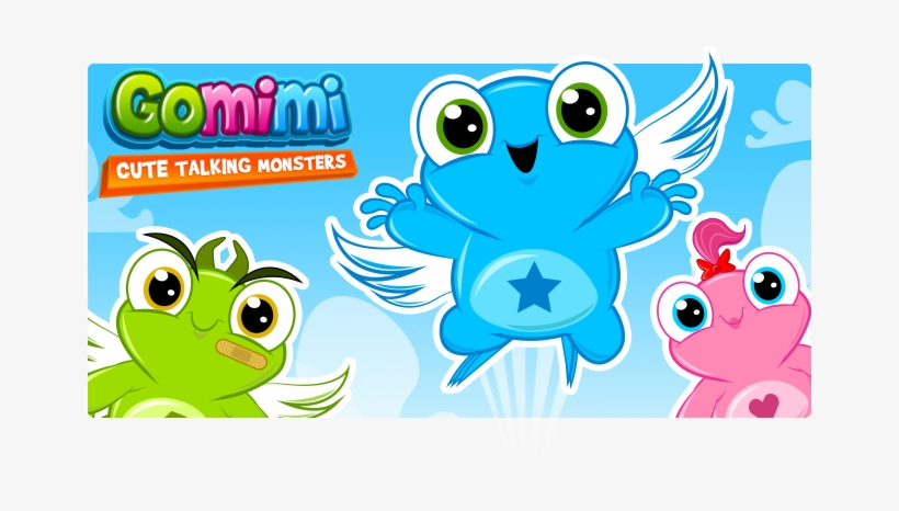 Gomimi Cute Talking Monsters - Cartoon, transparent png