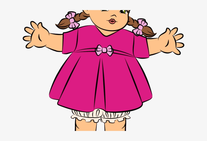 Dall Clipart Baby Doll - Clip Art, transparent png