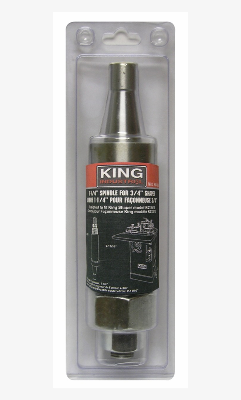 1" Replacement Shaper Spindle For Kc-351s - Bottle, transparent png