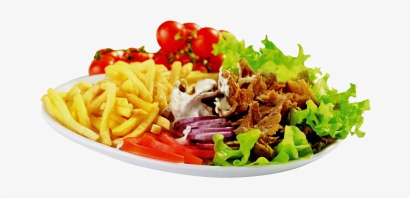 Kebab - Kebab Na Talerzu Png, transparent png