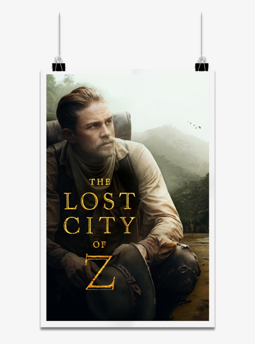 The Lost City Of Z Is A 2017 Adventure/biography Film - Lost City Of Z Dvd Cover, transparent png