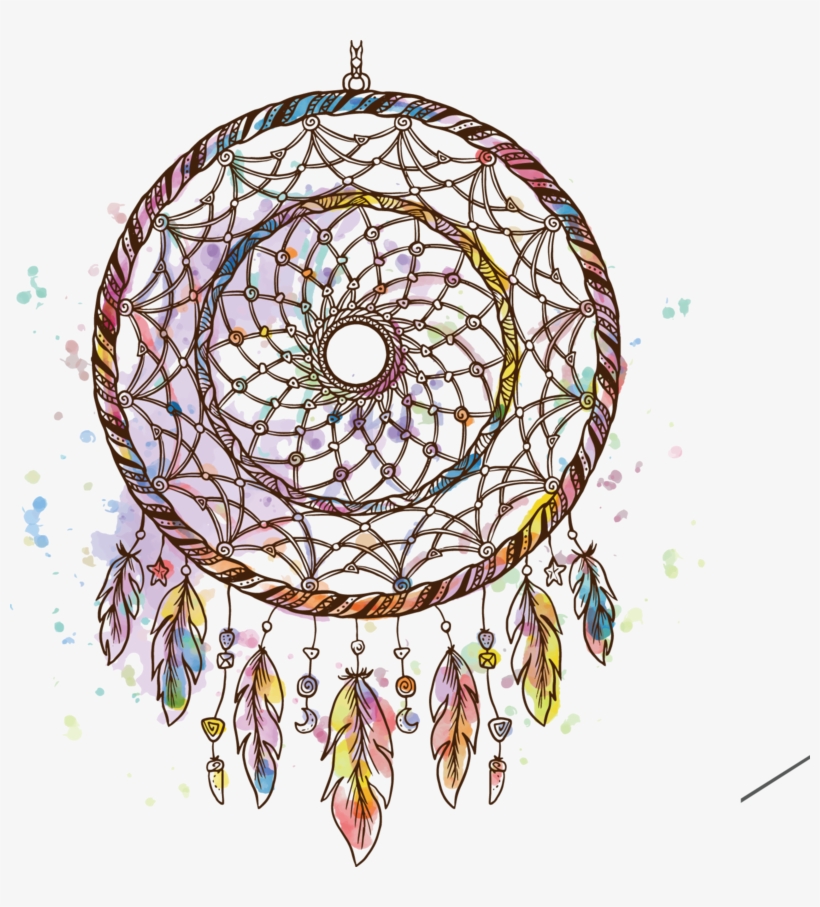 Download Free Png Dreamcatcher Painted Illustration - Round Table India Logo Png, transparent png