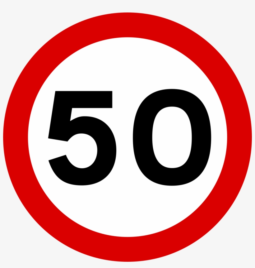 Filemauritius Road Signs Prohibitory Sign Speed Limit - Road Signs Speed Limit 20, transparent png