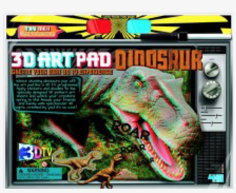 4m 3d Art Pad - 3d Art Pad Dinos 4m Español, transparent png