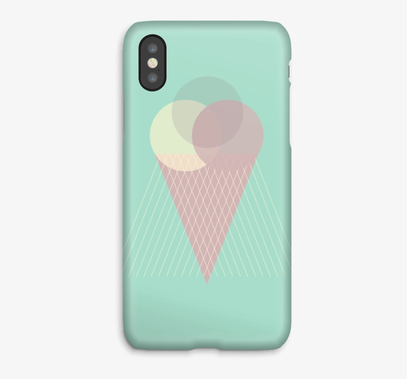 Mint Green Ice Cream Case Iphone X - Iphone X Png Yellow, transparent png