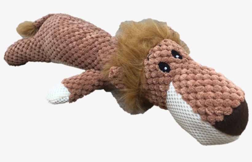 Paisley Paws Plush Squeaky Lion Dog Toy - Animal Figure, transparent png
