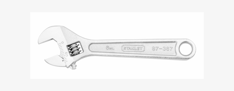 Stanley Adjustable Wrench - Clé A Molette Ajustable, transparent png