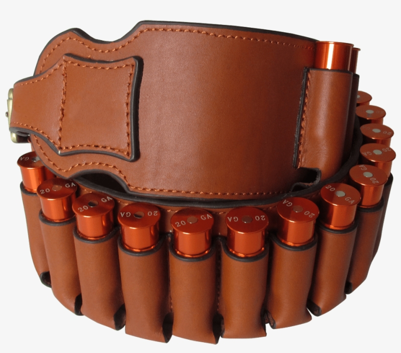 Leather Shotgun Belt Ammo Holder - Acessórios De Armas De Caça, transparent png