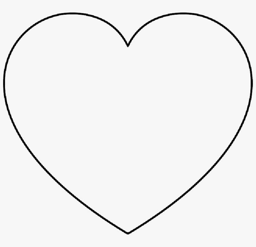 Red Black Large Blue Simple Small Outline Symbol Heart 800x711 Png Download Pngkit