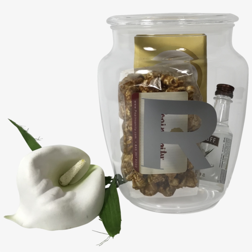 Small Acrylic Cookie Jar Mishloach Manos - Snowdrop, transparent png